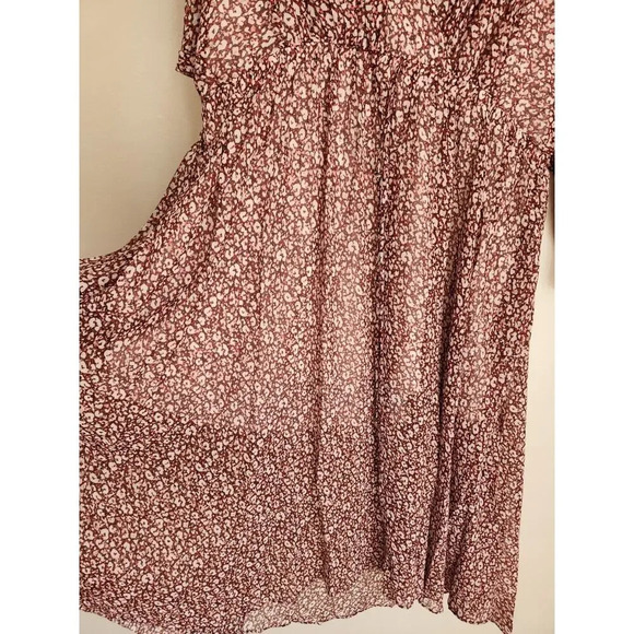 NWT Ted Baker Vallyy Draped Midi With Batwing Sleeve Dress Ted 2 / US 6 #1K411 - Picture 8 of 13